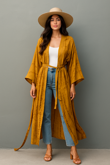 Honey Goddess Robe- versatile beach & day wear cover-up