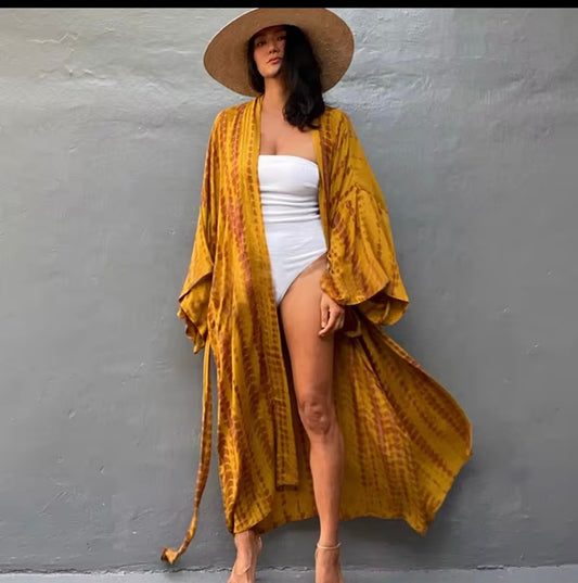 Honey Goddess Robe- versatile beach & day wear cover-up